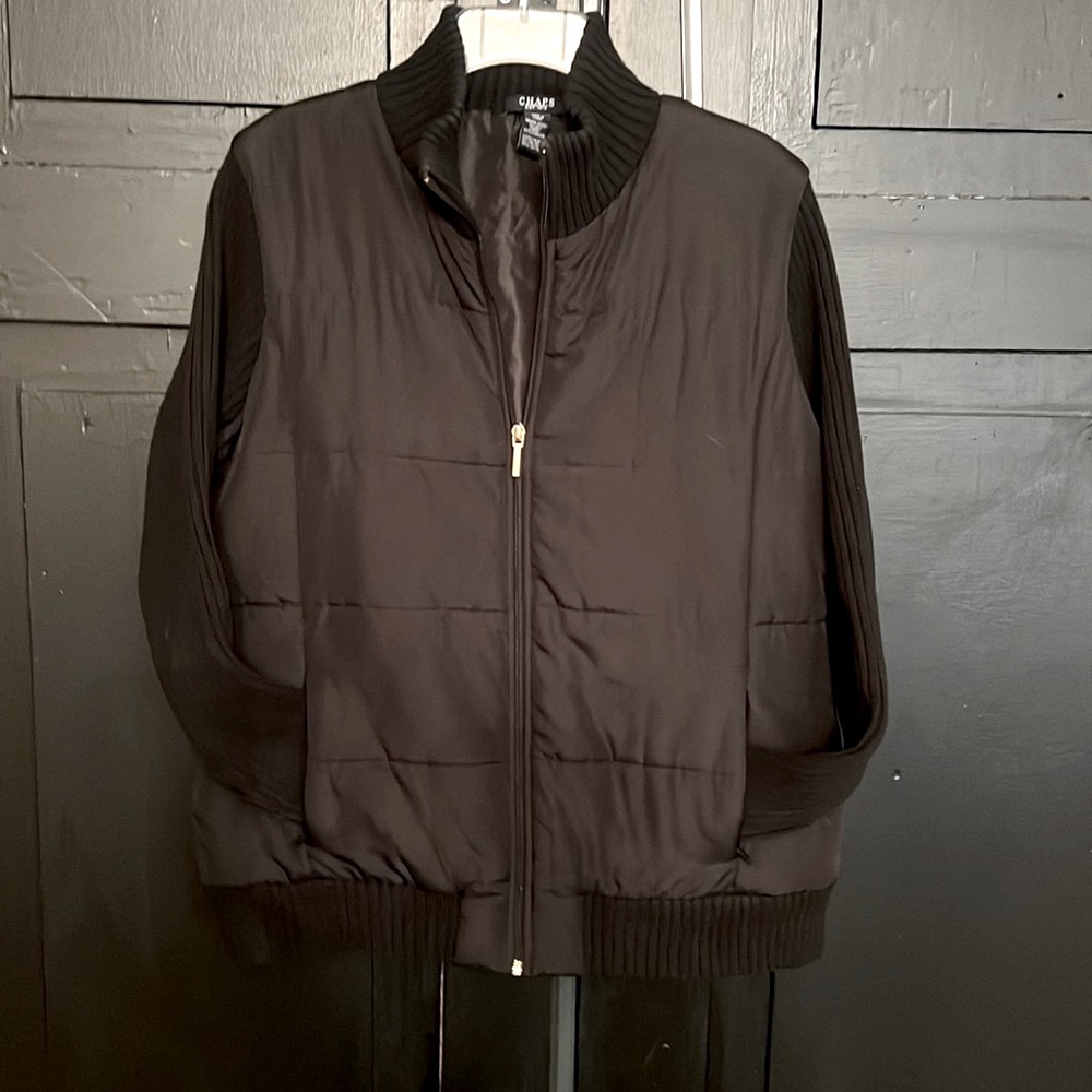 CHAPS True Black Jacket, Size Large